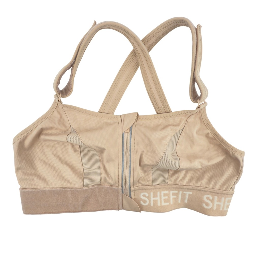Shefit Ultimate Sports Bra Sandstorm Women Luxe (Large) Front Close High Impact